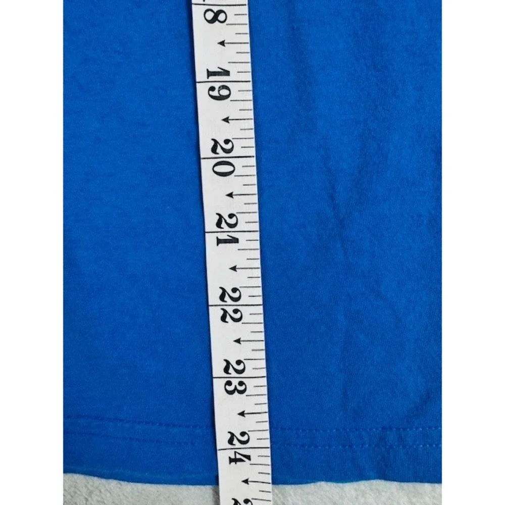 Adidas T-Shirt Mens Small Joel Embiid‎ Philadelphia 76ers Phila 21 Blue Graphic